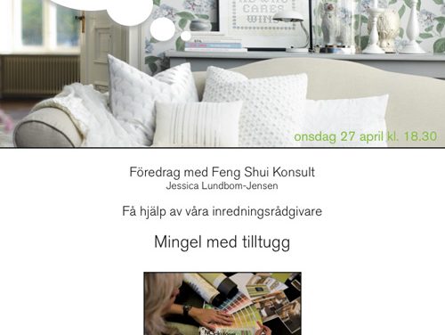 Inspiration och Fengshui- kväll på Colorama Åmål