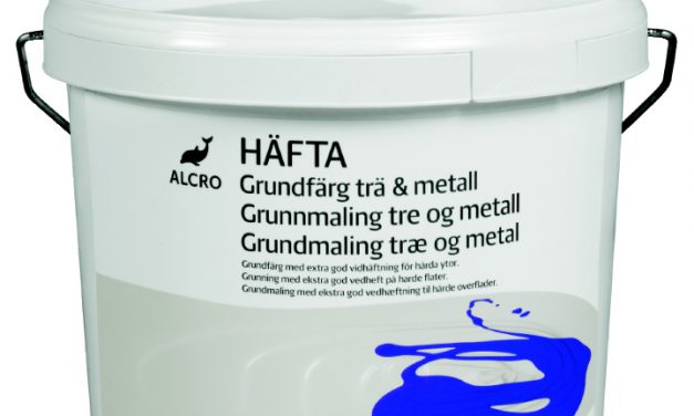 Ny grundfärg från Alcro på gång..